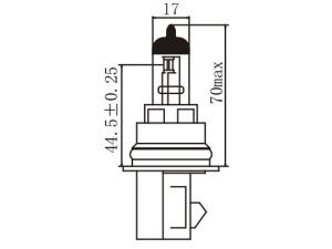 Ampoule halogène de phare HB5 (9007)