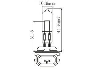 Ampoule halogène de phare 886,894,889