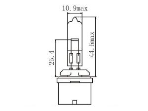 Ampoule halogène de phare 890