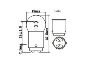 Ampoule de feu clignotant R10W G18