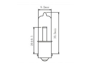 Ampoule de signalisation H21W