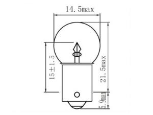 Ampoule auxiliaire automobile G14