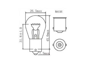 Ampoule de signalisation P21W 1156