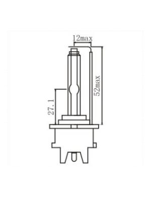 Lampe DHI automobile 35W-55W