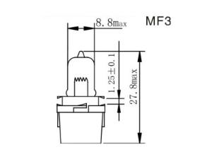 Ampoule de tableau de bord MF1,2,3,4