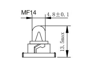 Ampoule de tableau de bord MF10, 11, 12, 14