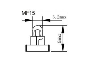 Ampoule de tableau de bord MF15, 16, 20, 21, 22