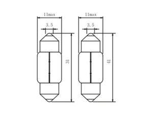 Ampoule Festoon T11 C5W