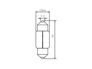 Ampoule Festoon T11 C5W