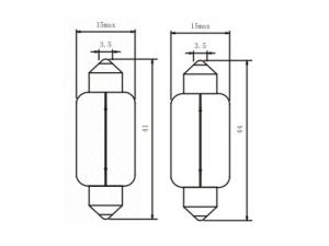 Ampoule Festoon T15 C21W