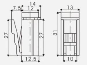 Fusible automobile